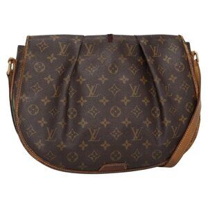 LOUIS VUITTON Monogram Menilmontant MM Shoulder Bag M40473 LV Auth 140440